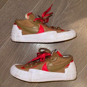 Nike Sacai Blazer Low - British Tan